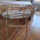 Old bamboo cradle basket