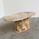 Classic Marble Coffee Table Fior di Pesco, Italy, 1970s