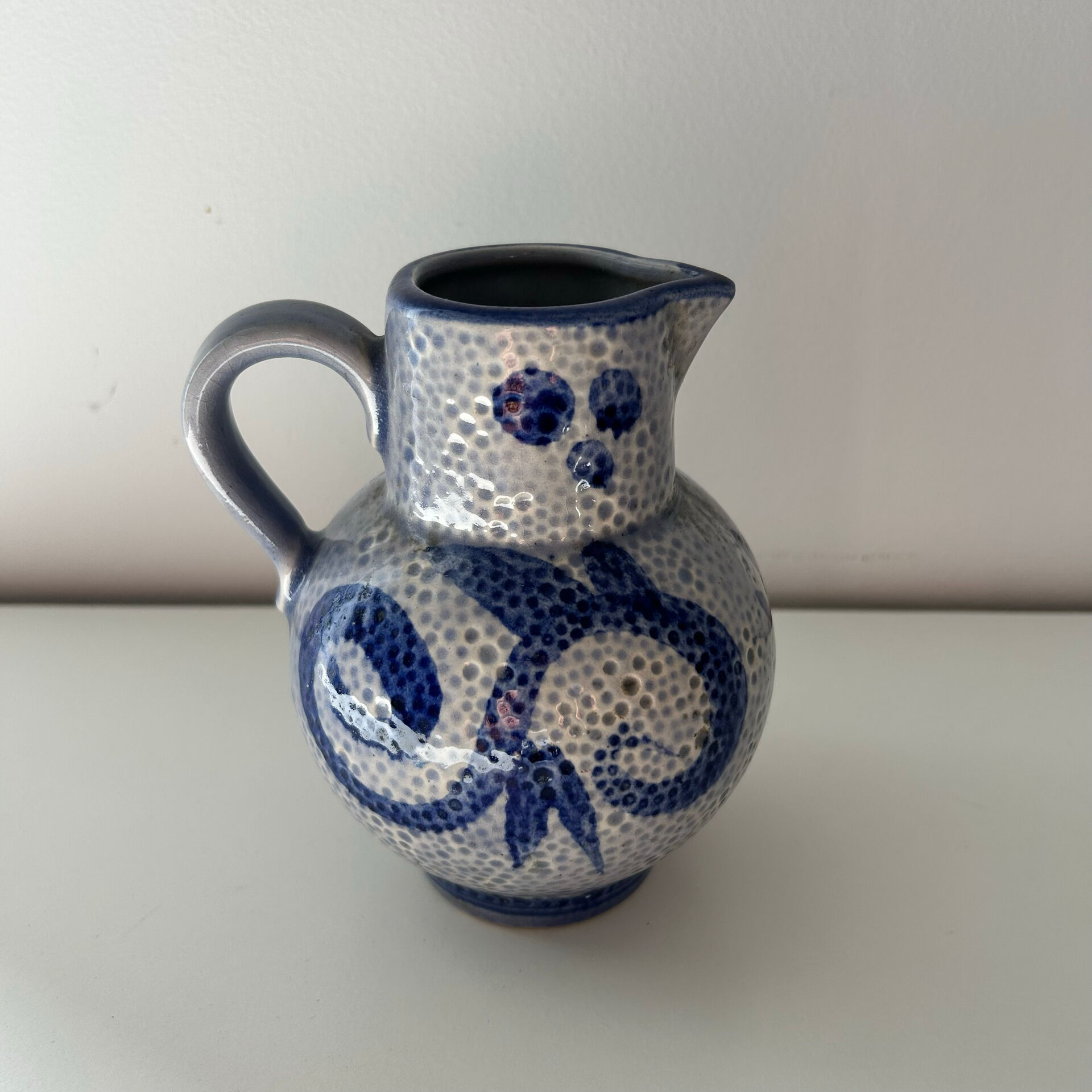 Pichet décor bleu W.Germany
