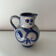 Blue decorative jug W. Germany
