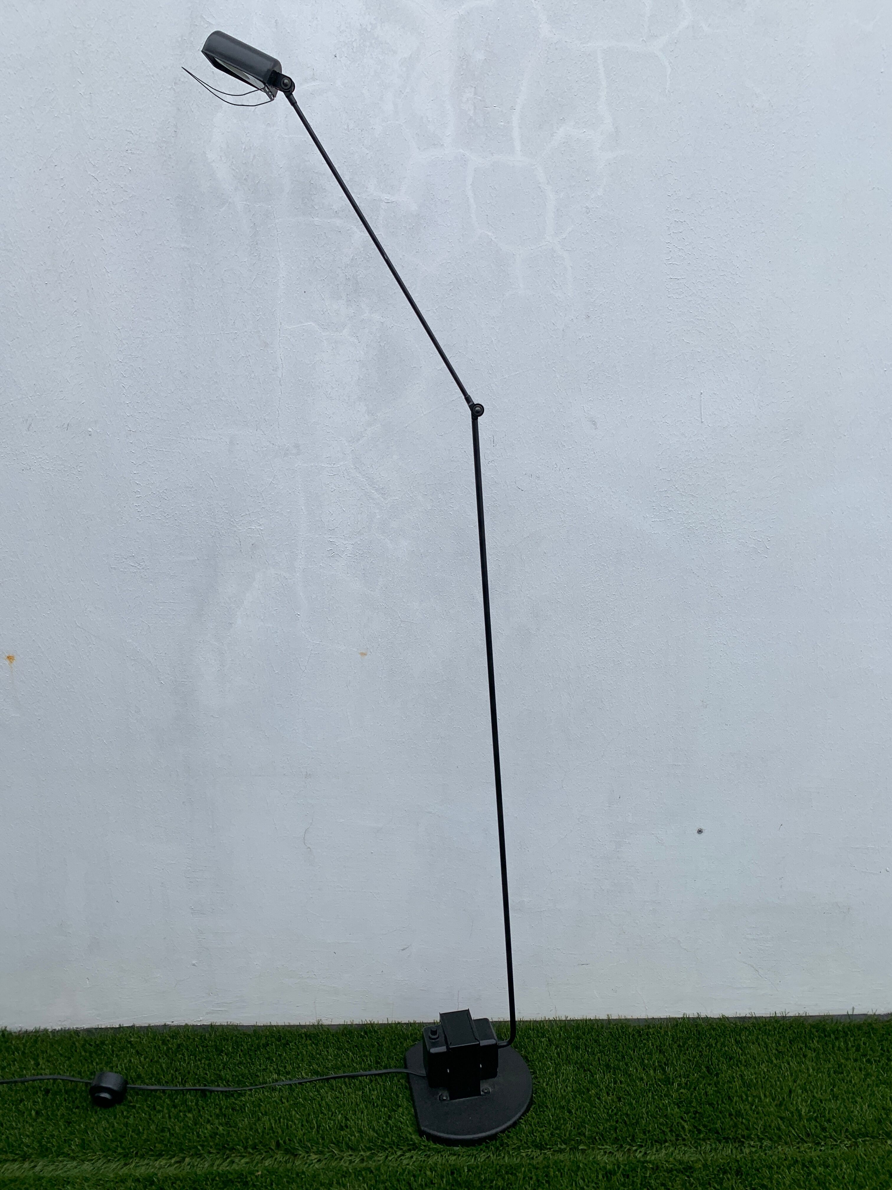 Lumina floor lamp, Daphine Terra Dimmer, Italian design Tommaso Cimini, 1970