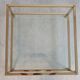 Italian 1970'S coffee table in brass and glass with 2 trays