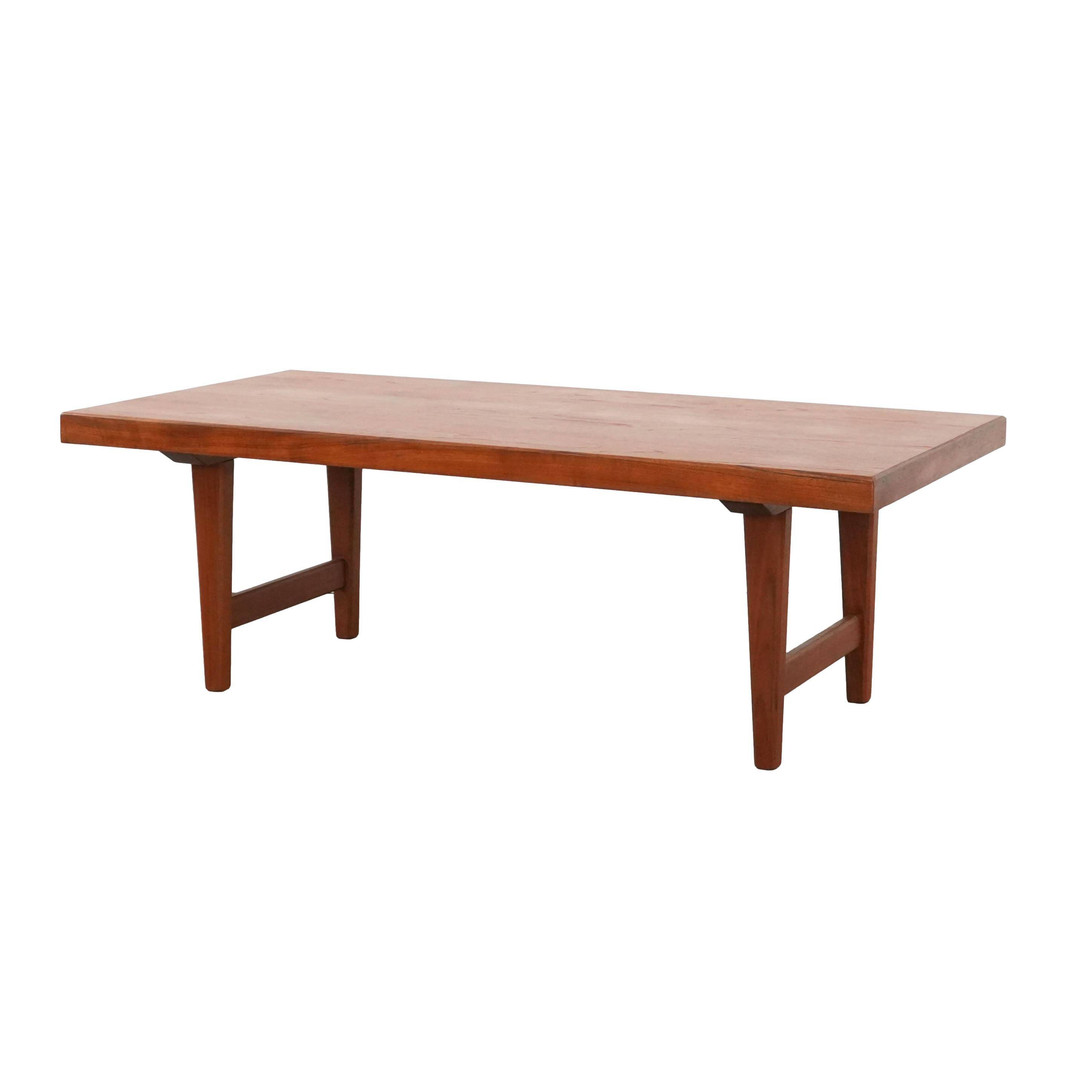 Teak coffee table, Danish design, 1970s, production: Denmark