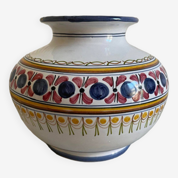 Colorful ceramic vase