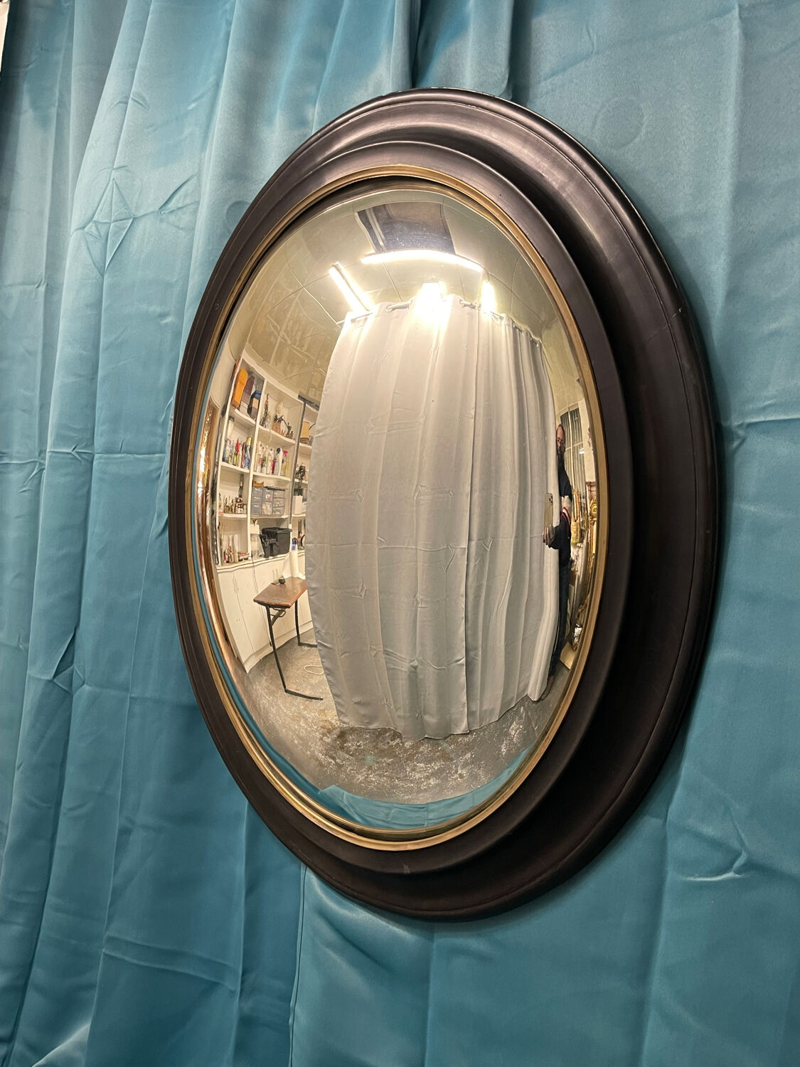 Mirror 90x75 witch of period Napoleon III 1870