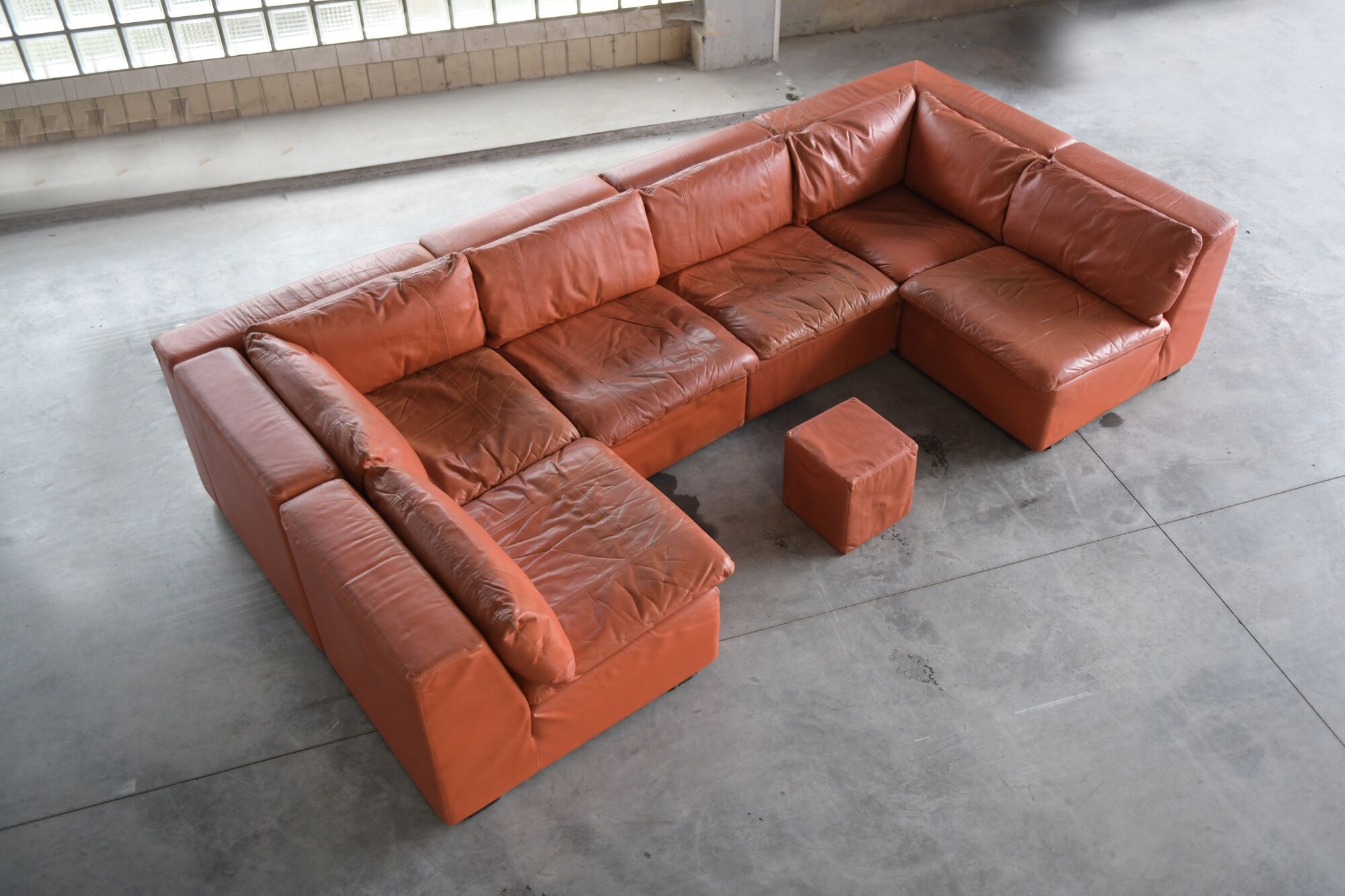 Modular leather sofa- COR Germany