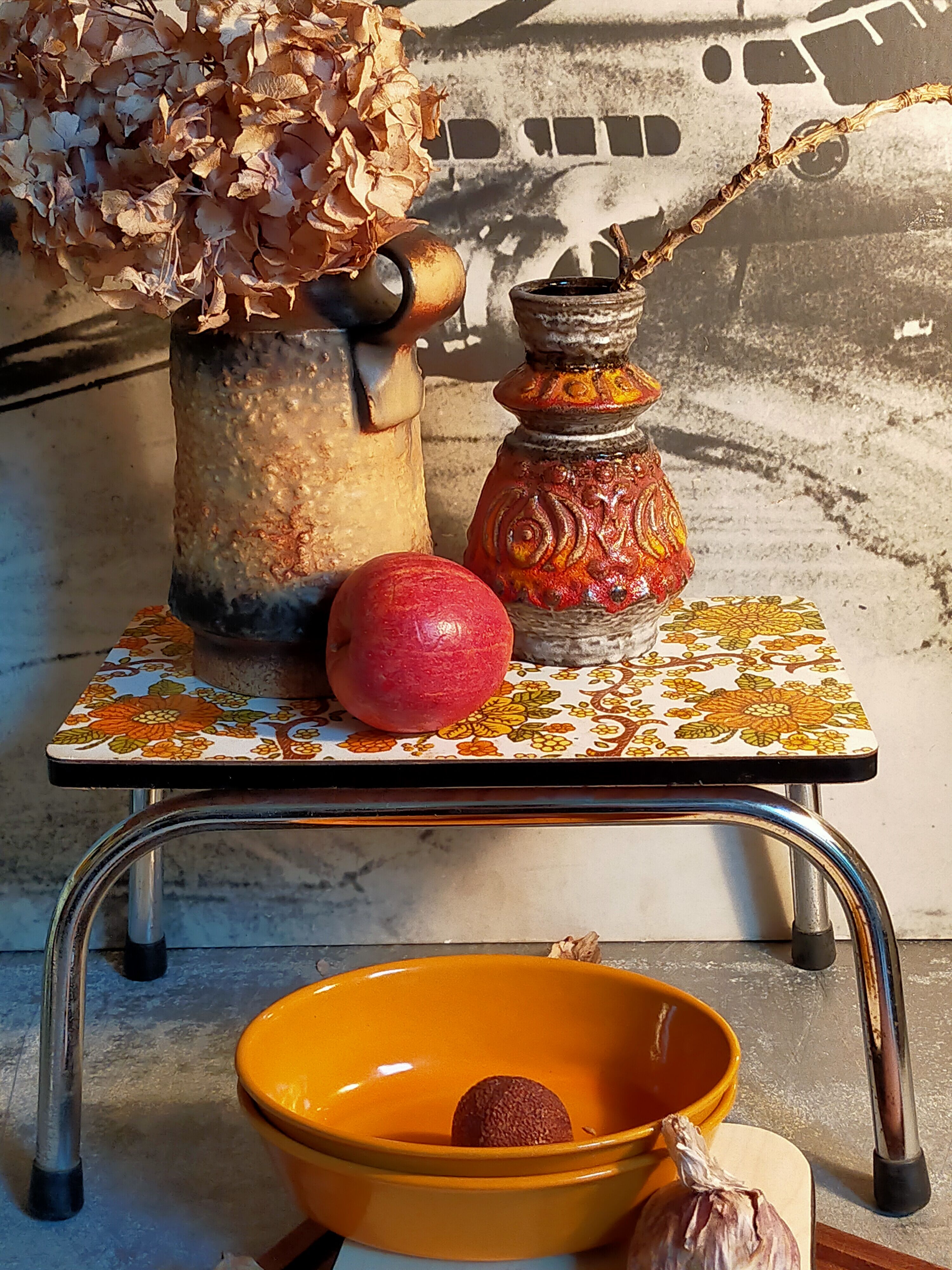 Duo of enamelled cast iron dishes Made in France LE CREUSET vintages