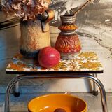 Duo of enamelled cast iron dishes Made in France LE CREUSET vintages