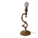 Pied de lampe en bronze