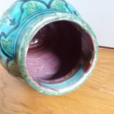 Handcrafted Safi turquoise vase signed