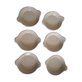 6 egg dishes Le Creuset orange