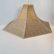 Vintage suspension, wooden slats, France, 1980.