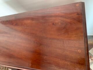 Antique mahogany showcase, early 20th century