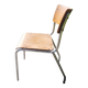 Vintage chair made of tube and wood