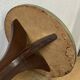 Vintage wooden pedestal table