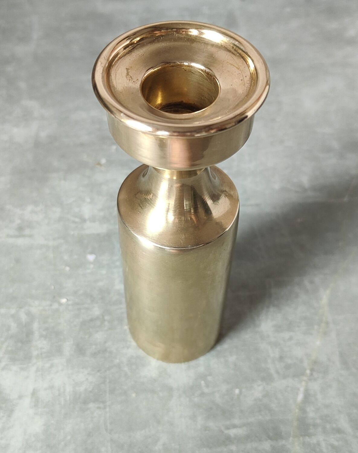 Brass candle holder