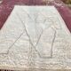 Authentic Beni Ouarain rug 300 x 200 cm in natural wool