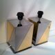 Paire de pieds  de lampes  design vintage