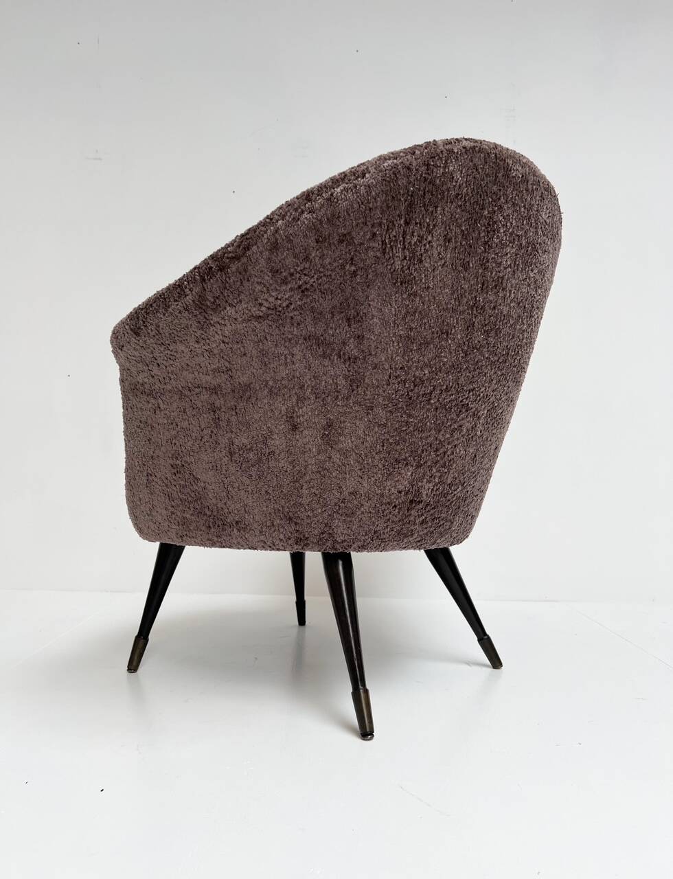 Fauteuil Nanna Ditzel retapissé, années 1950