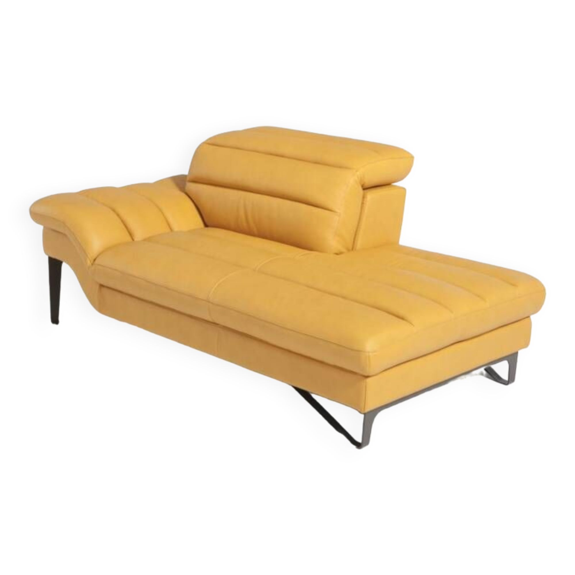 Canapé en cuir 2 Places, Méridienne en cuir