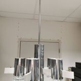 Design chandelier SCIOLARI . Vintage lamp 70s space age