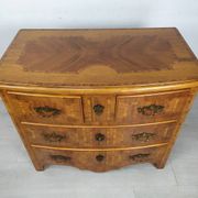 Marquetry style chest of drawers