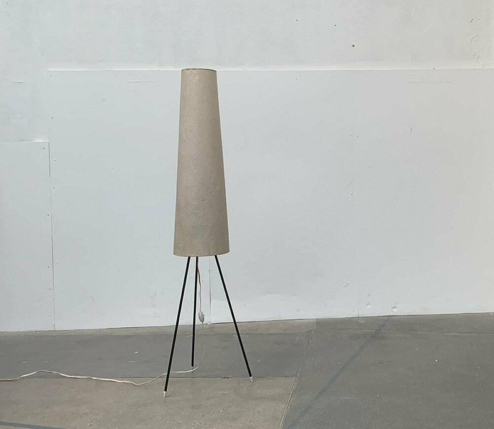 Mid-Century Minimalist Tripod Floor Lamp, 1960s