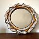 Large round Moroccan handcrafted mirror, 50cm