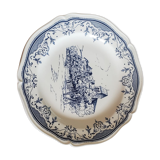 Plate in Gien