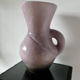 Large ceramic vase dlg Jouve Chambost 1960 France Vintage