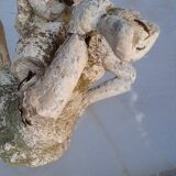 Gargoyle in cement mermaid bugle cathedral ep 1950