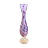 Marbled opaline vase