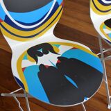 Set of 2 Haute Couture chairs Moon Series by Christian Lacroix vintage