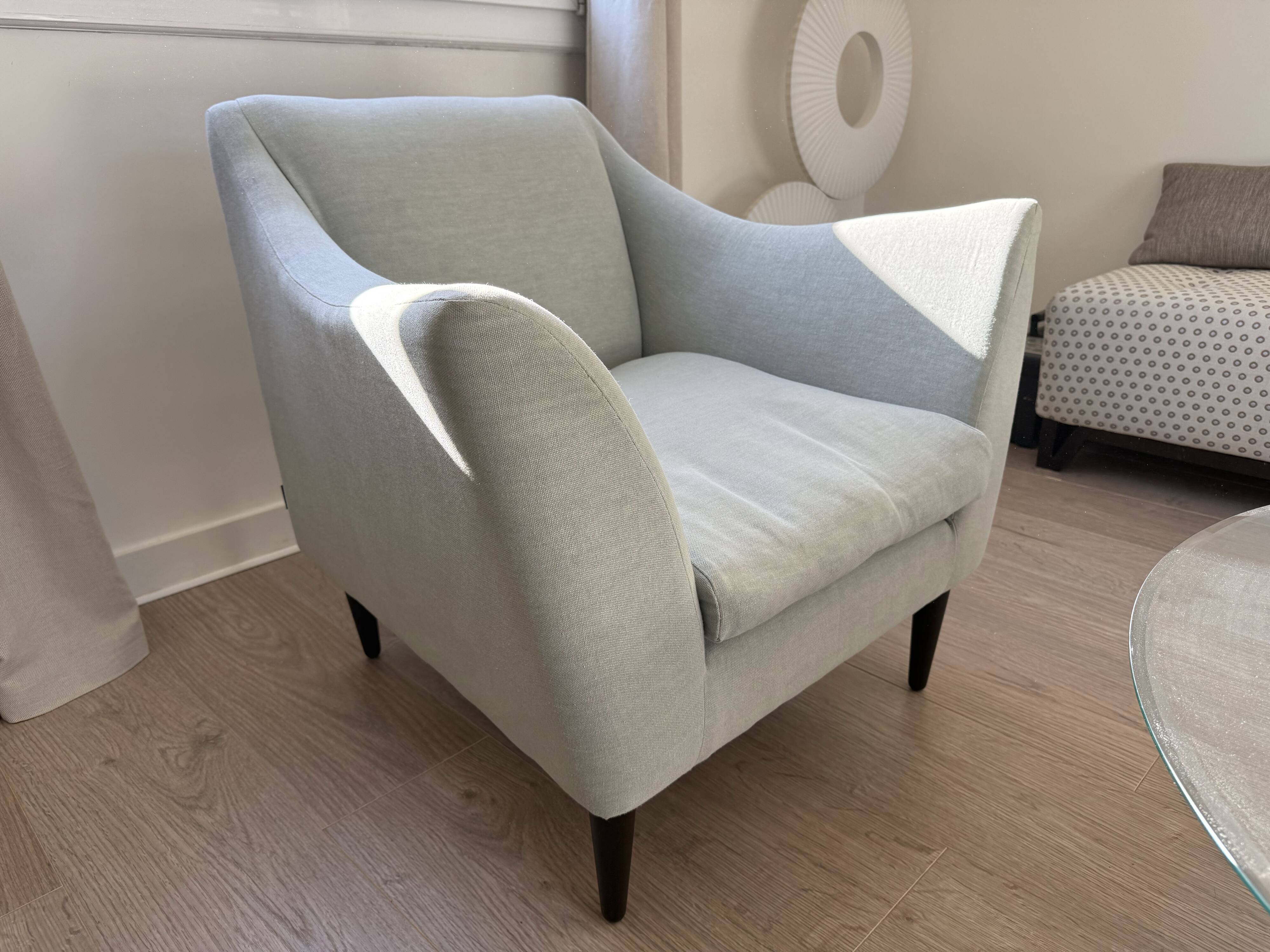 Set of 2 Hepburn Earl Gray armchairs - Conran Shop