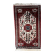 Handmade vintage Persian Gashkai rug 62cm x 105cm, 1960s