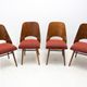 4 mid century dining chairs by Radomír Hofman, 1960´s, set of 4