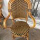 Set de 4 fauteuils en rotin