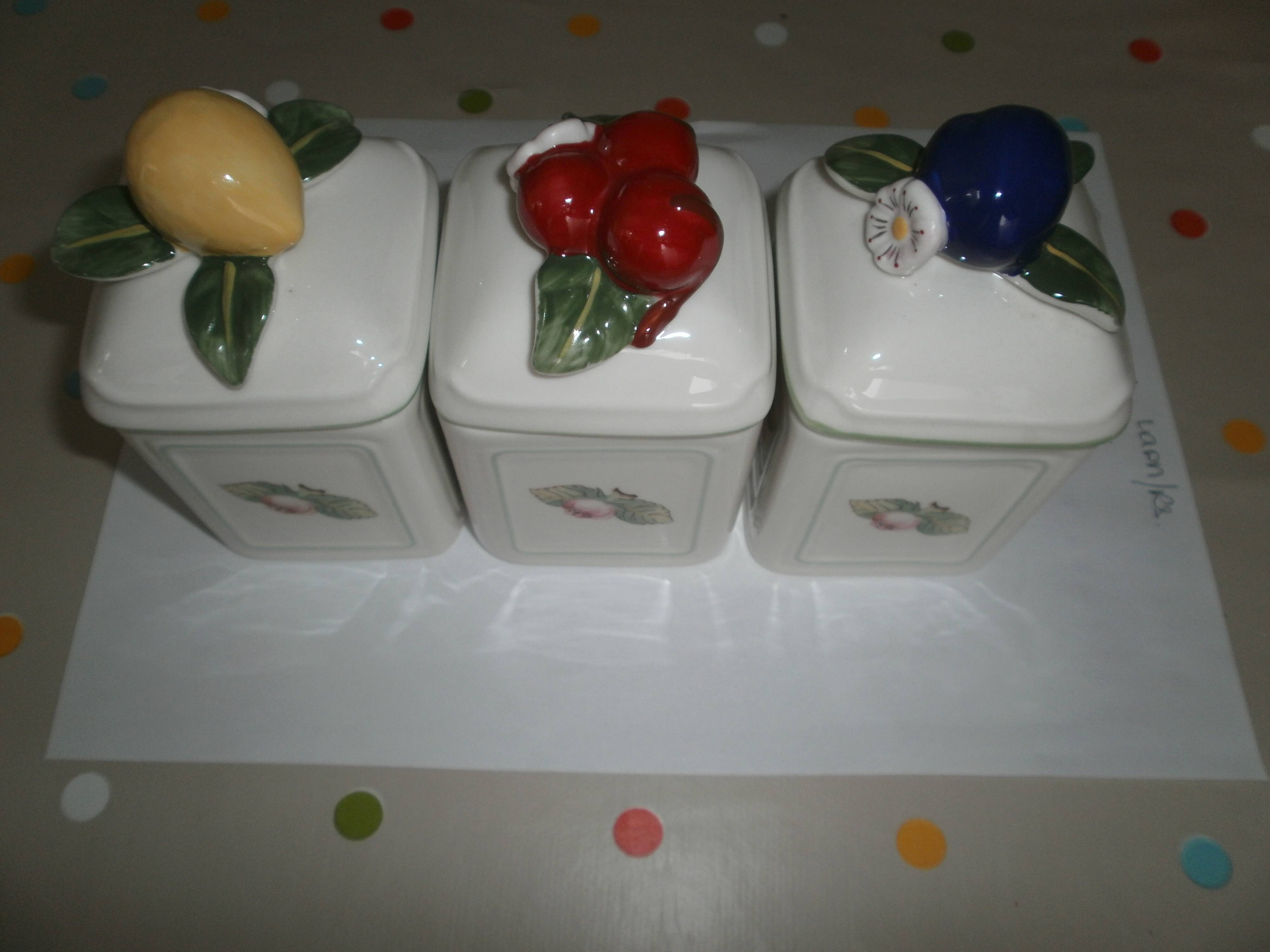 Trio de pots à confiture Villeroy & Boch