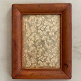 Antique leather frame