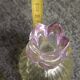 Pair of vintage floral candlesticks
