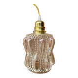 Vintage bubble glass pendant globe