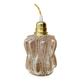 Vintage bubble glass pendant globe
