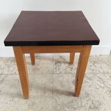 Vintage formica and wood stool