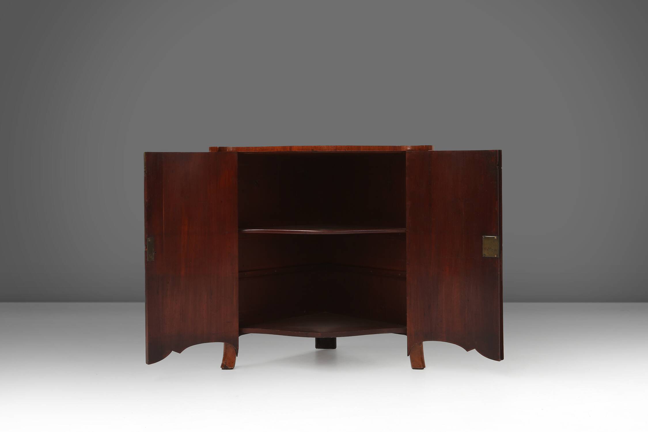 19th century English corner cabinet