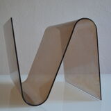 Modernist magazine holder pop space age plexiglas smokes vintage 70 years