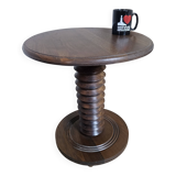 Side table, guéridon by Charles Dudouyt, 1940s-1950s.