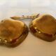Double brass apple tray