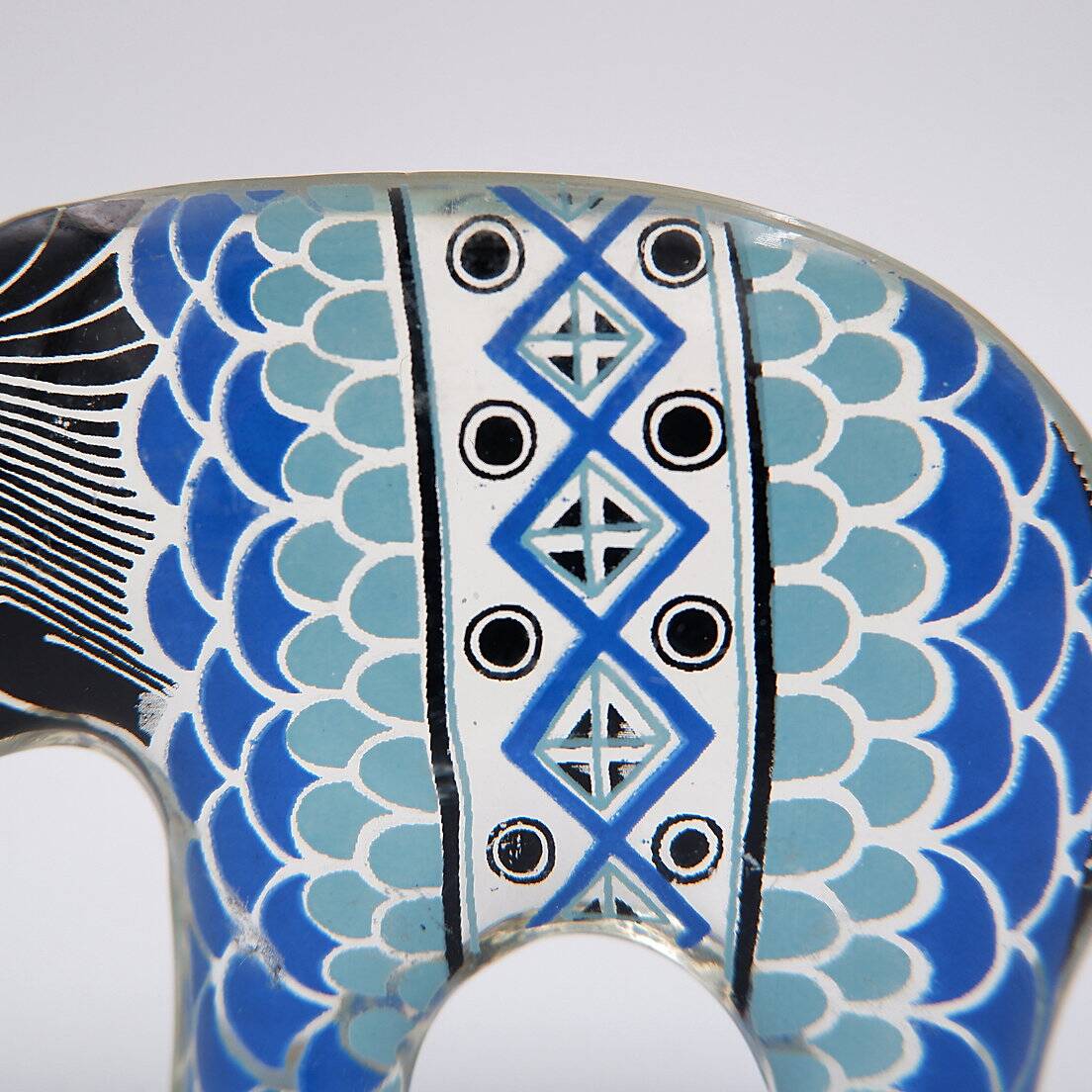 Lucite elephant by Abraham Palatnik, Brazil mid-20th century