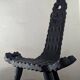 Burnt wood tripod