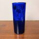 Antique Legras vase – Cobalt blue glass with floral enamel – Art Nouveau